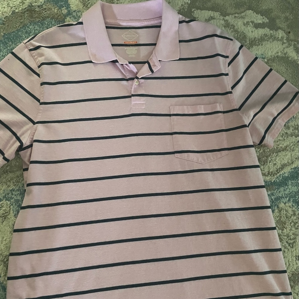 Mens Pink Stripped Shirt